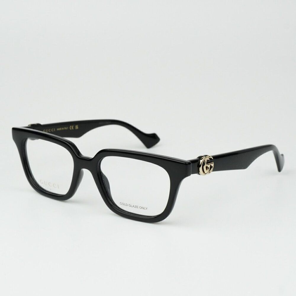NEW Gucci GG1536O 001 Black Square Women Eyeglasses GG 1536O